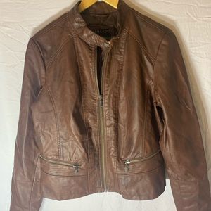 COPY - Bernardo Large Womens Brown faux leather jacket